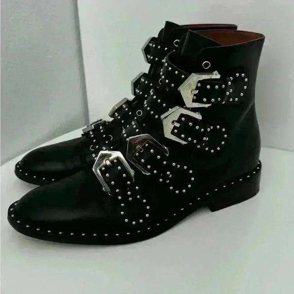 Givenchy leather boots size 7 - Picture 6 of 8